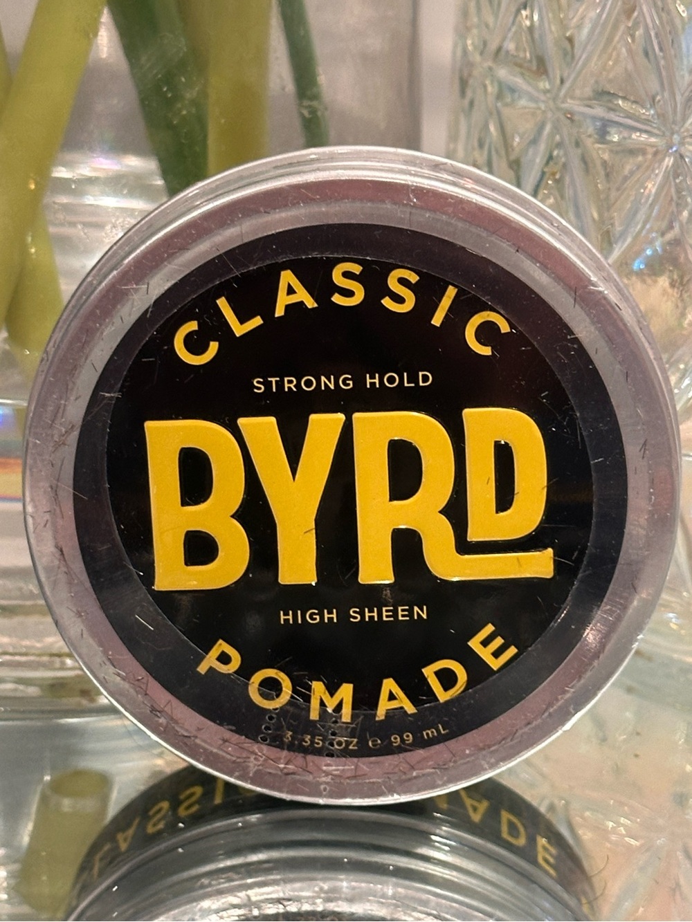 BYRD Classic Pomade Strong Hold High Sheen 3.35oz Barber Surf Style Texture NWT